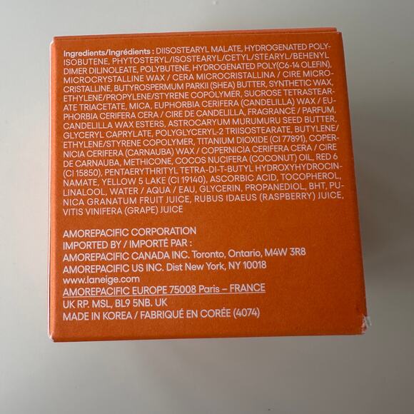 Laneige Lip Sleeping Mask Peach Iced Tea New Release 20g / 0.70 oz. New in Box - Picture 8 of 10